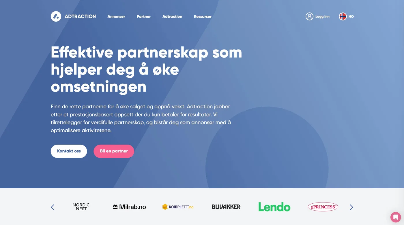 Forsiden til Adtraction