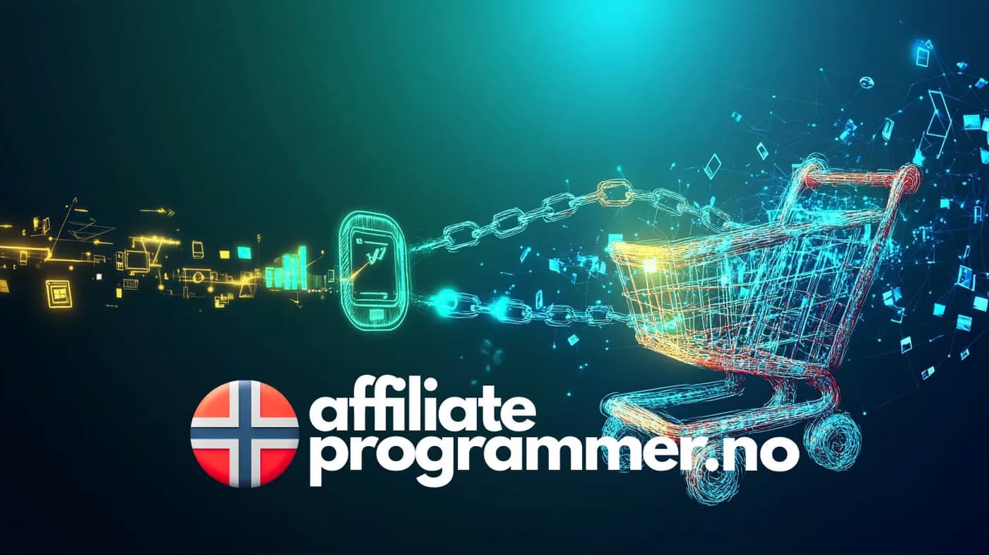 Illustrasjon av en affiliate-lenke