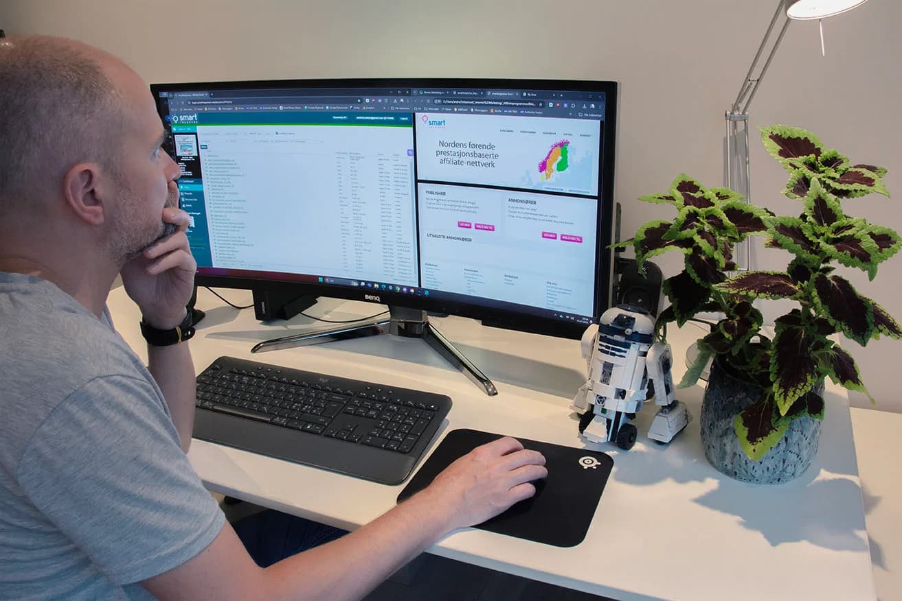 Andreas bruker Smartresponse