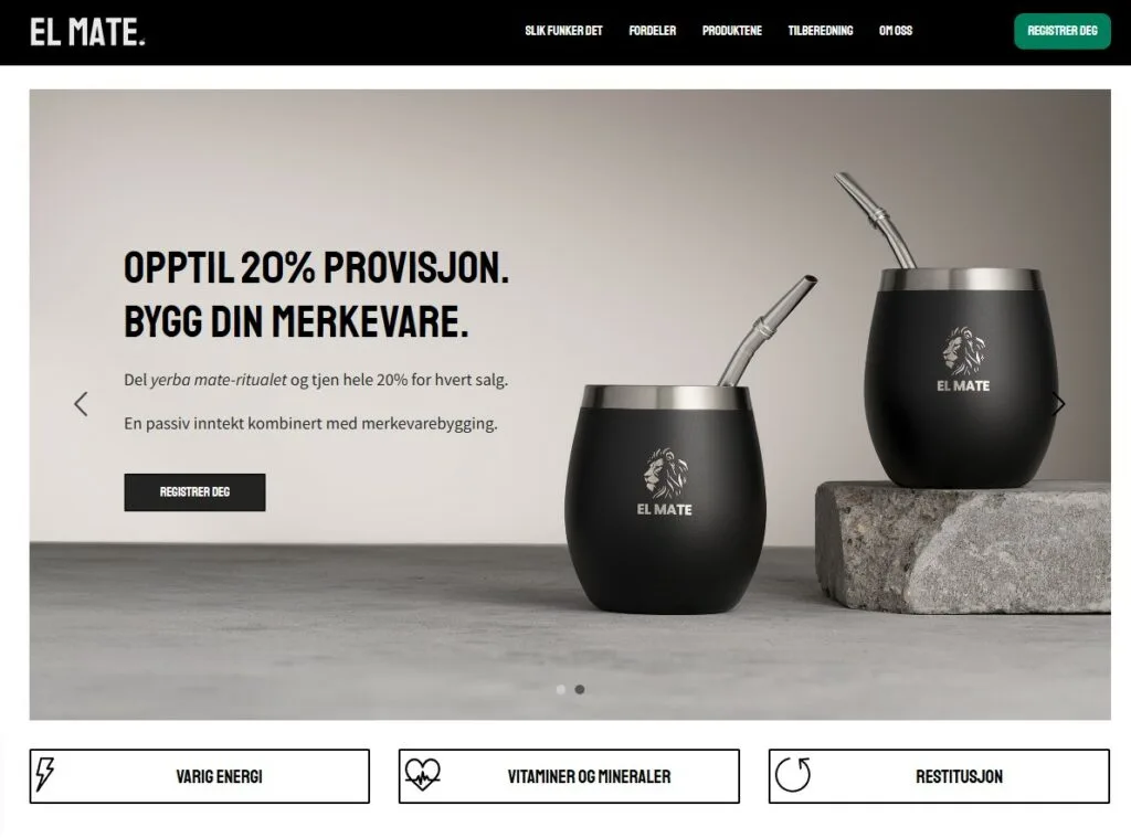 El Mate affiliateprogram – yerba mate-produkter